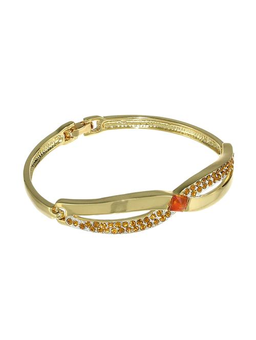 gold metal bangle bracelet - 17633505 - Standard Image - 0