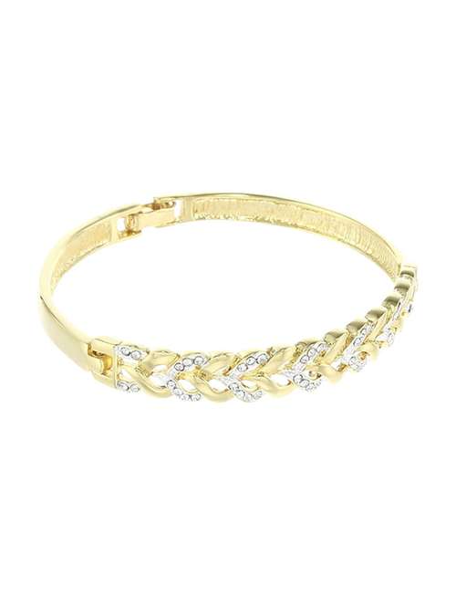 gold metal bangle bracelet - 17633507 - Standard Image - 0
