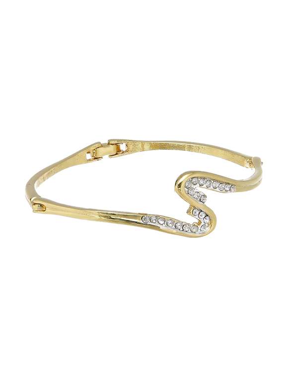gold metal bangle bracelet