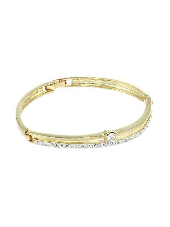 gold metal bangle  bracelet
