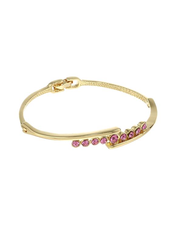 gold metal bangle bracelet - 17633515 - Zoom Image - 0