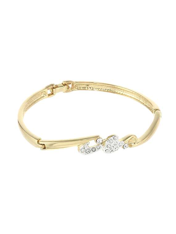 gold metal bangle  bracelet