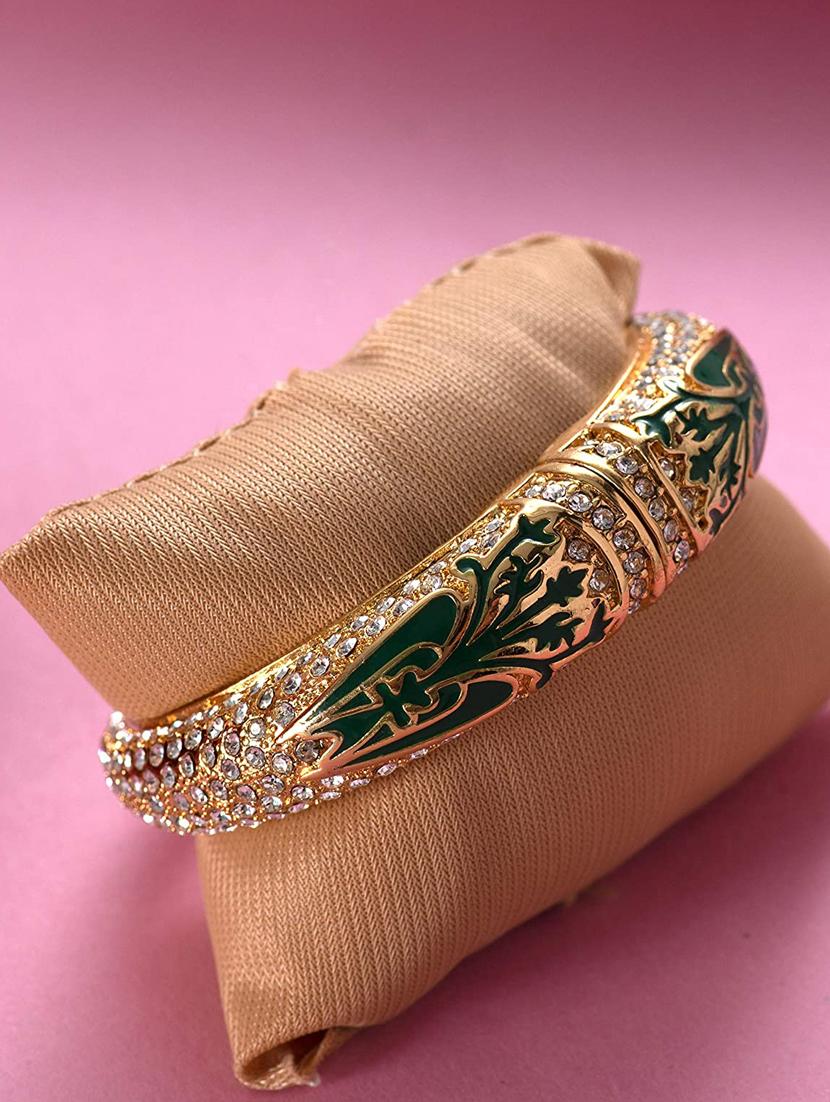 gold metal bangle bracelet - 17633557 - Zoom Image - 0