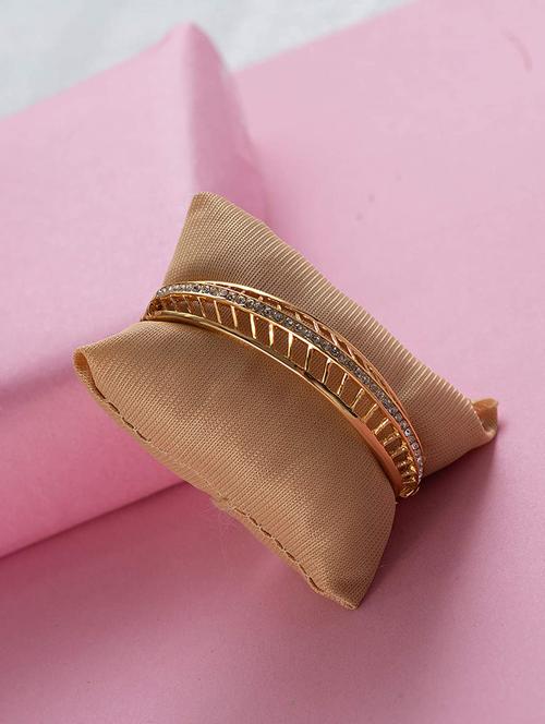 gold metal bangle bracelet - 17633563 - Standard Image - 0