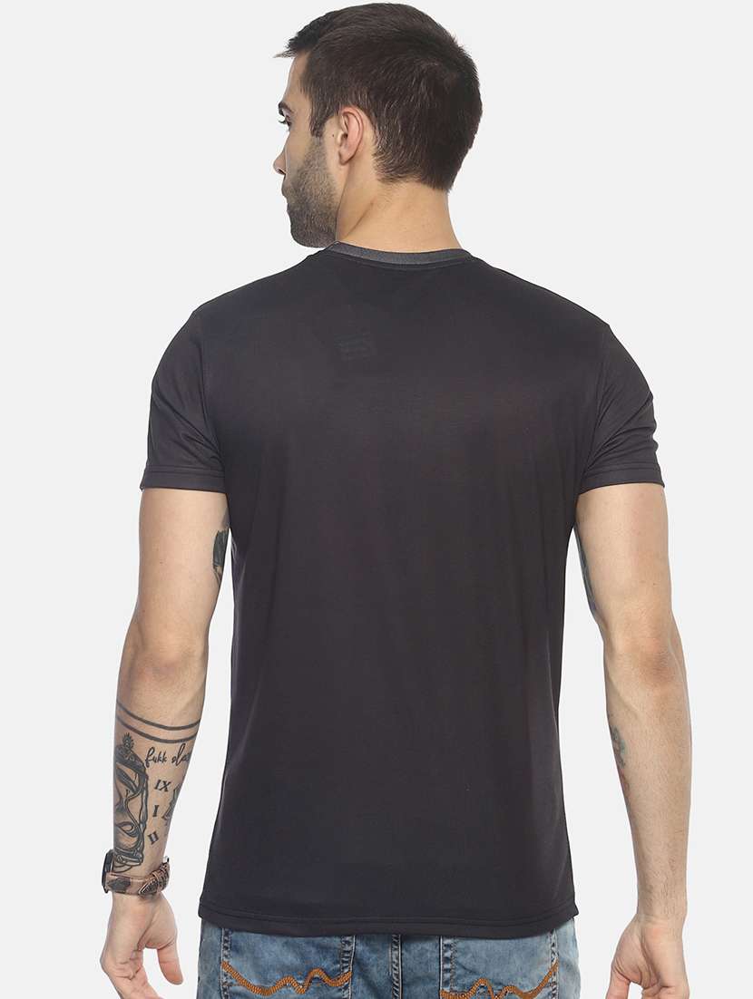 black printed  t-shirt - 17633651 -  Standard Image - 2