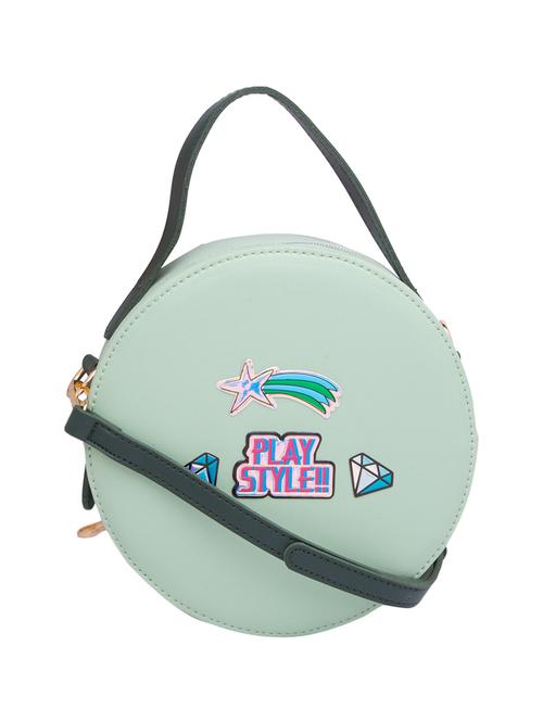 green leatherette (pu) handbag - 17633725 - Standard Image - 0