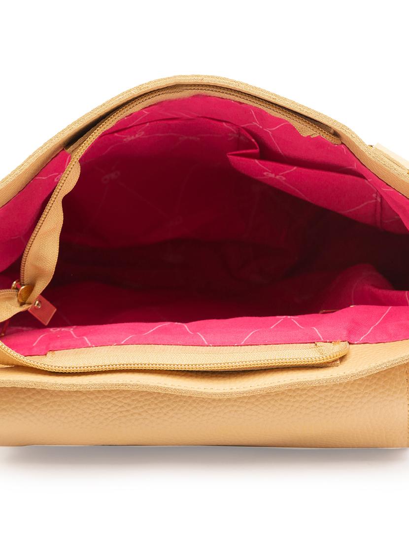 brown leatherette (pu) handbag - 17633737 - Standard Image - 2
