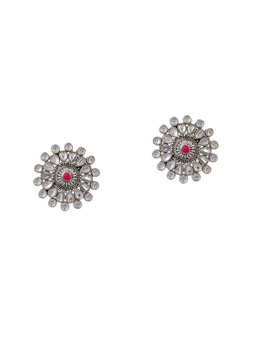 red brass studs earring - 17635700 - Zoom Image - 0