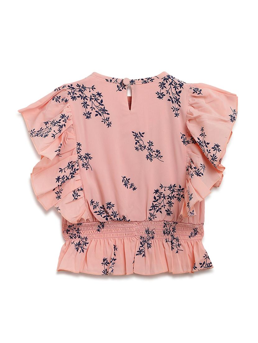 floral top with jeans set - 17645675 - Standard Image - 2