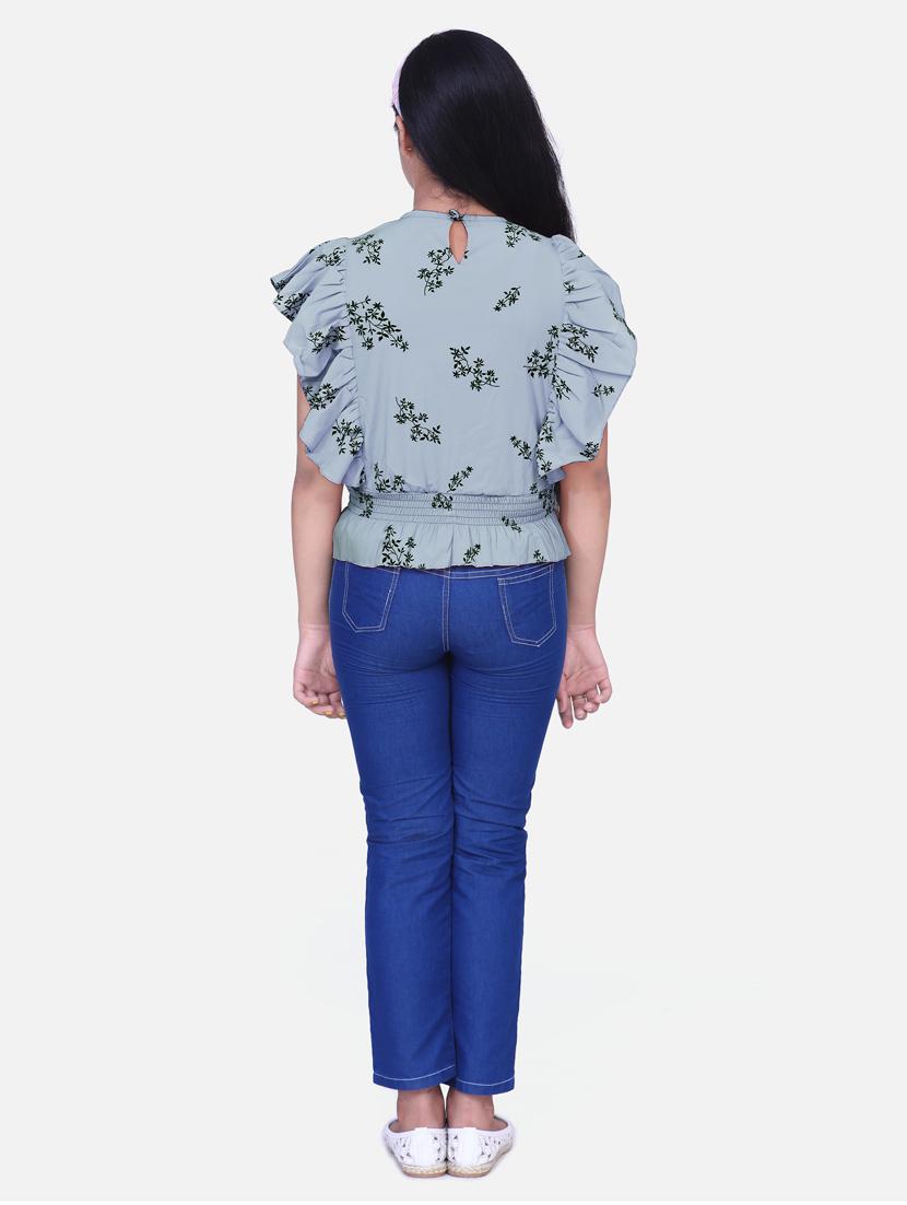 floral top with trouser set - 17645678 - Standard Image - 2