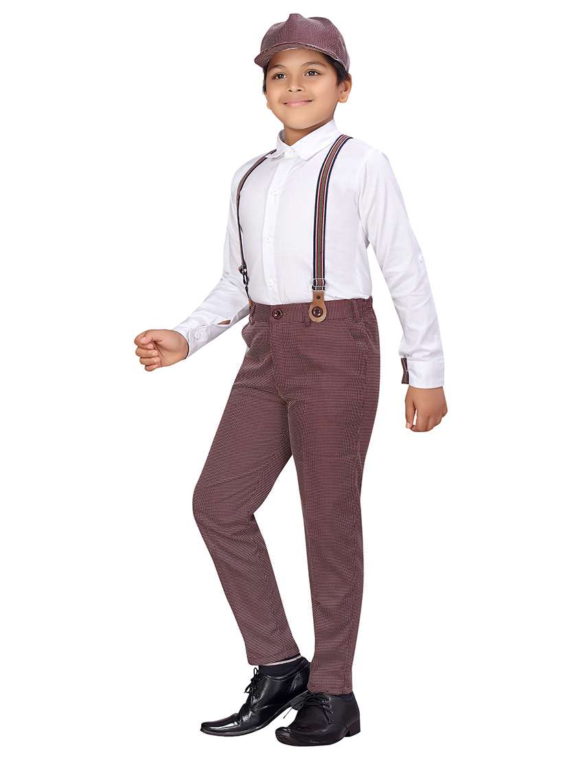 red cotton blend suit sets  - 17646553 -  Standard Image - 2