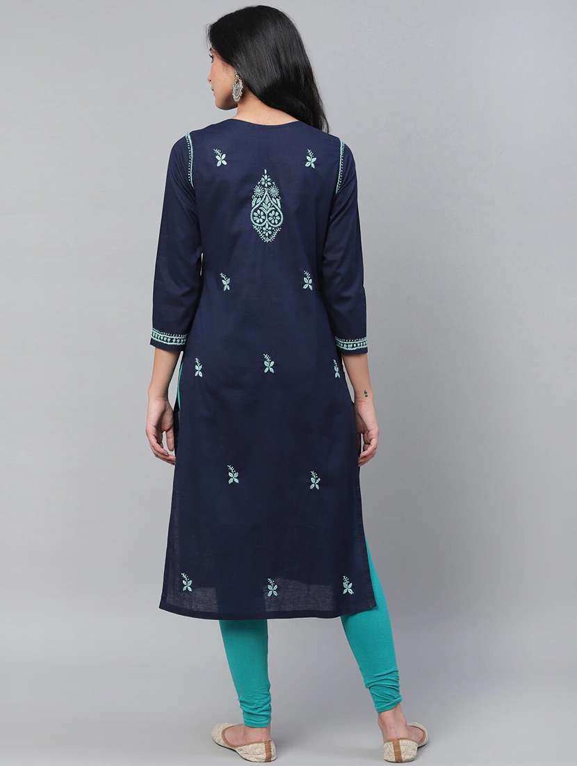 women's straight kurta - 17646631 -  Standard Image - 2