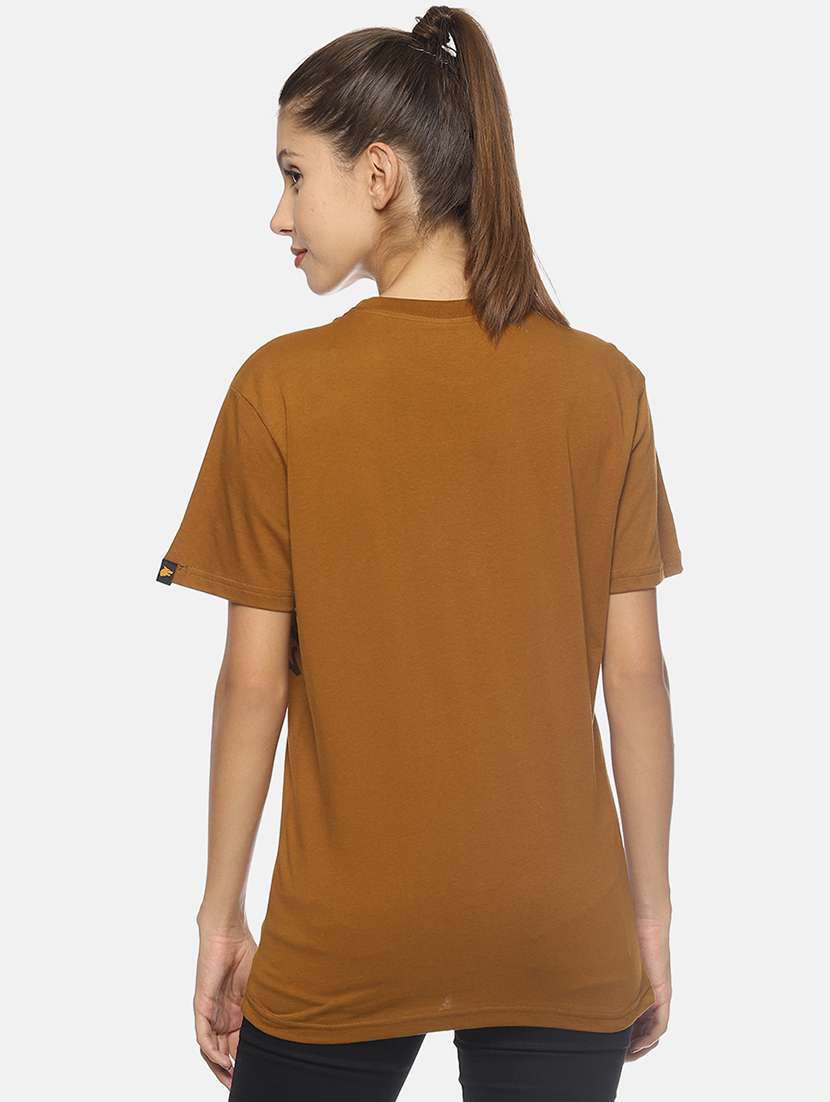 women's front print round neck t-shirt - 17646647 -  Standard Image - 2