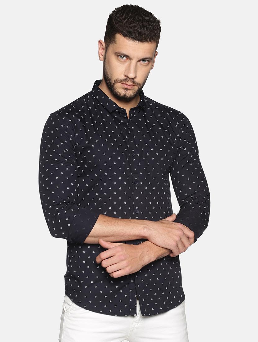 mens geometric casual shirt - 17646707 -  Zoom Image - 0