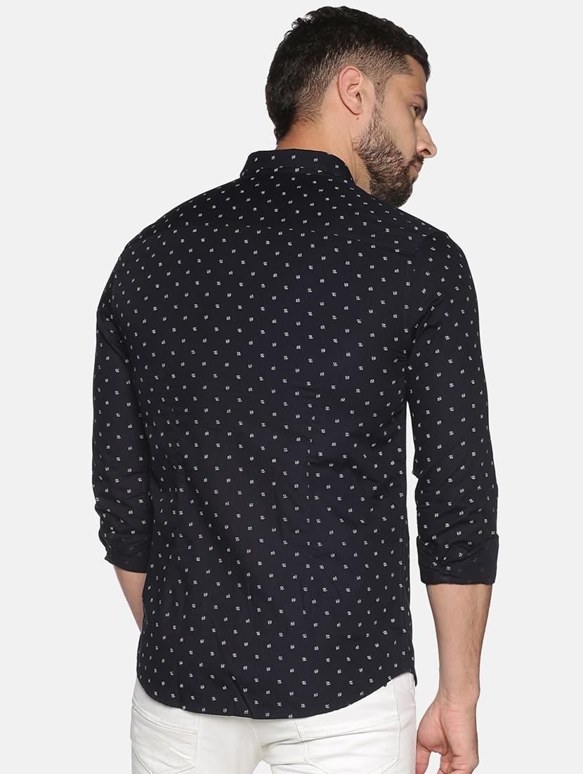 mens geometric casual shirt - 17646707 - Standard Image - 2