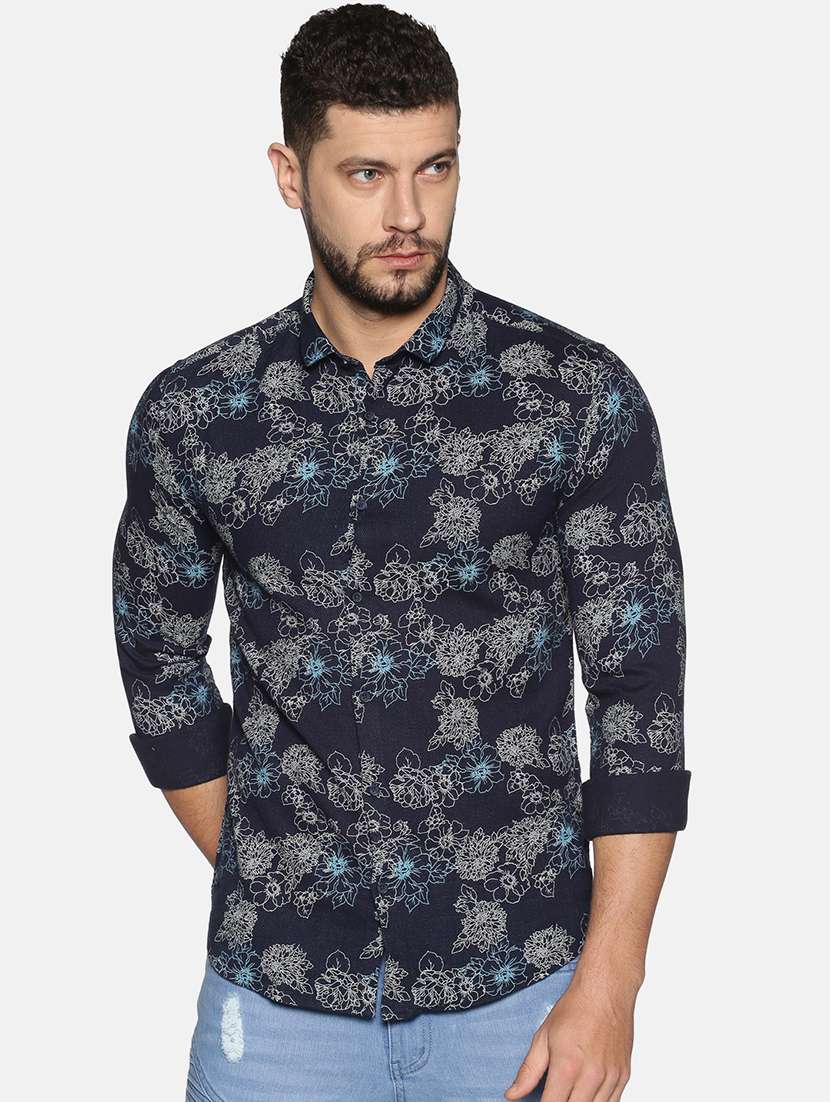 mens florals casual shirt