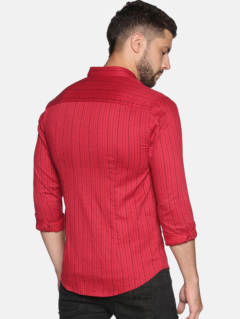 mens stripes casual shirt - 17646753 - Standard Image - 2