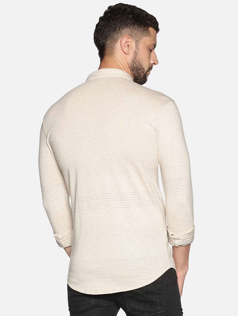 mens polka dots casual shirt - 17646769 - Standard Image - 2