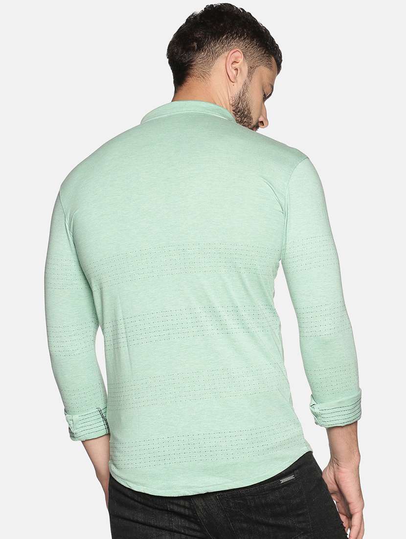 mens self design casual shirt - 17646770 - Standard Image - 2