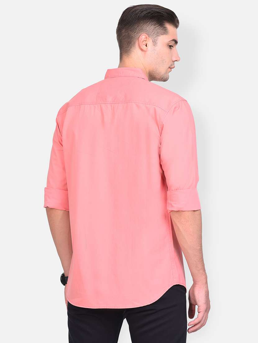 pink printed casual shirt - 17646879 - Standard Image - 2
