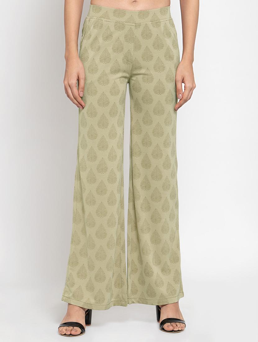 mid rise flat front trousers - 17649476 - Zoom Image - 0
