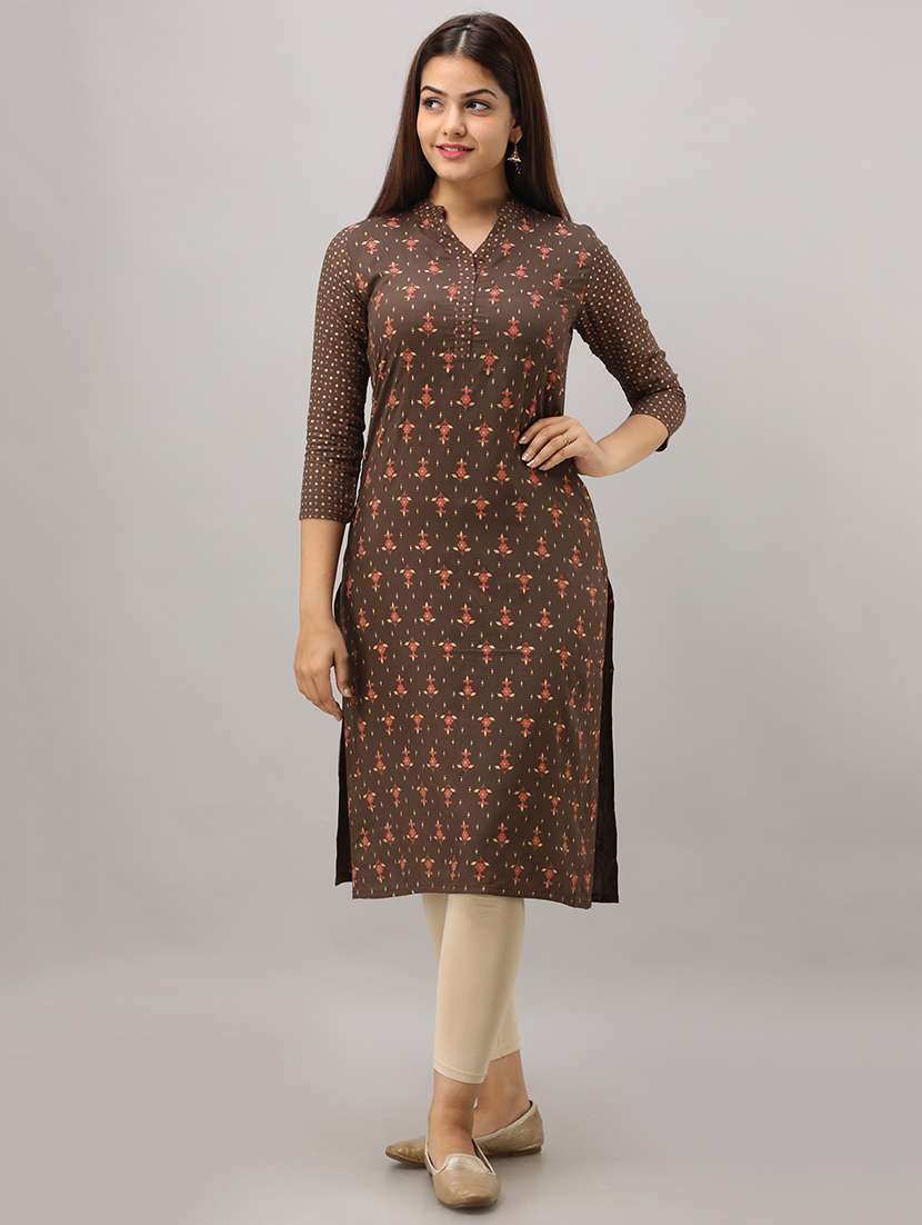women's straight kurta - 17649483 -  Zoom Image - 0