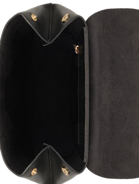 black leatherette (pu) regular backpack - 17651507 - Standard Image - 2