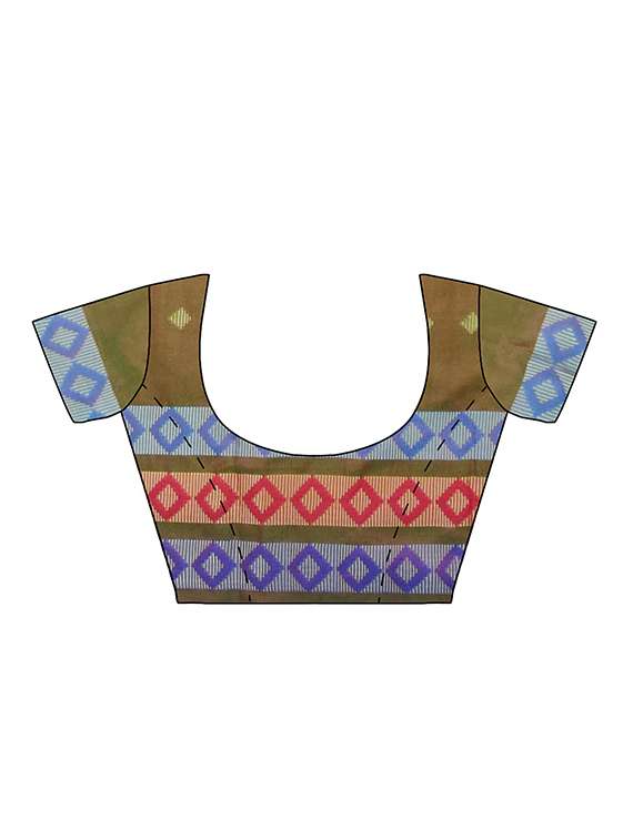 ethnic motifs woven saree - 17651905 -  Standard Image - 2