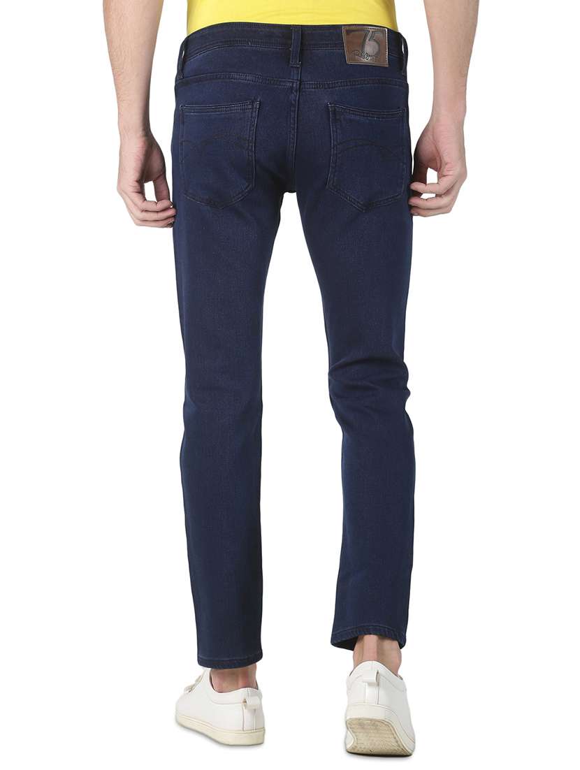 mens slim fit plain jeans - 17652884 - Standard Image - 2