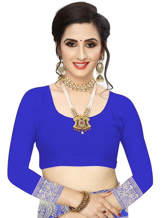 jacquard woven saree - 17652958 - Standard Image - 2