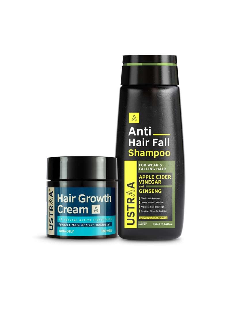 Ustraa Anti Hairfall Shampoo   250ml & Hair Growth Cream   100g