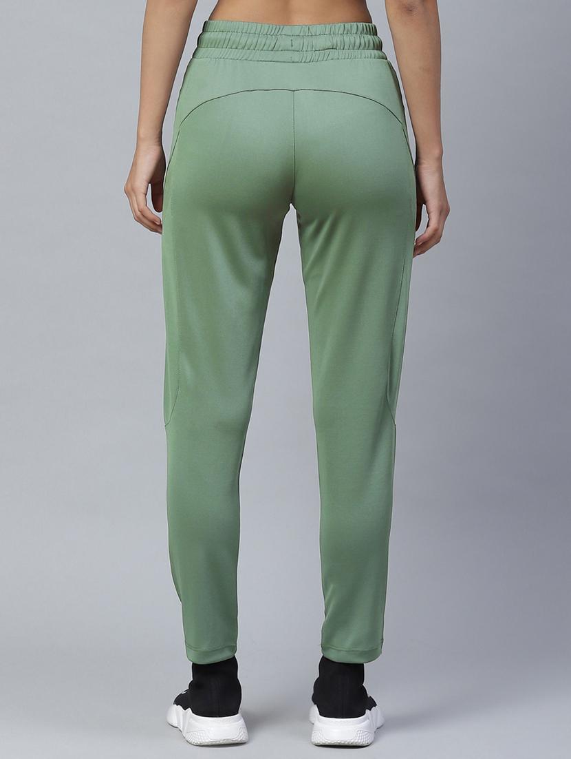 high rise ankle solid track pants - 17655773 - Standard Image - 2