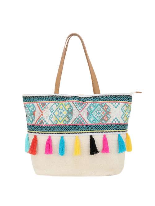 natural cotton polyester blend regular tote - 17657619 -  Standard Image - 0