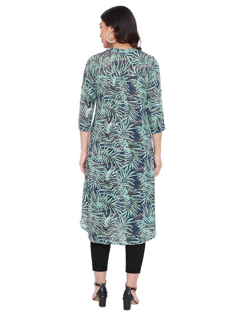women's straight kurta - 17661223 - Standard Image - 2