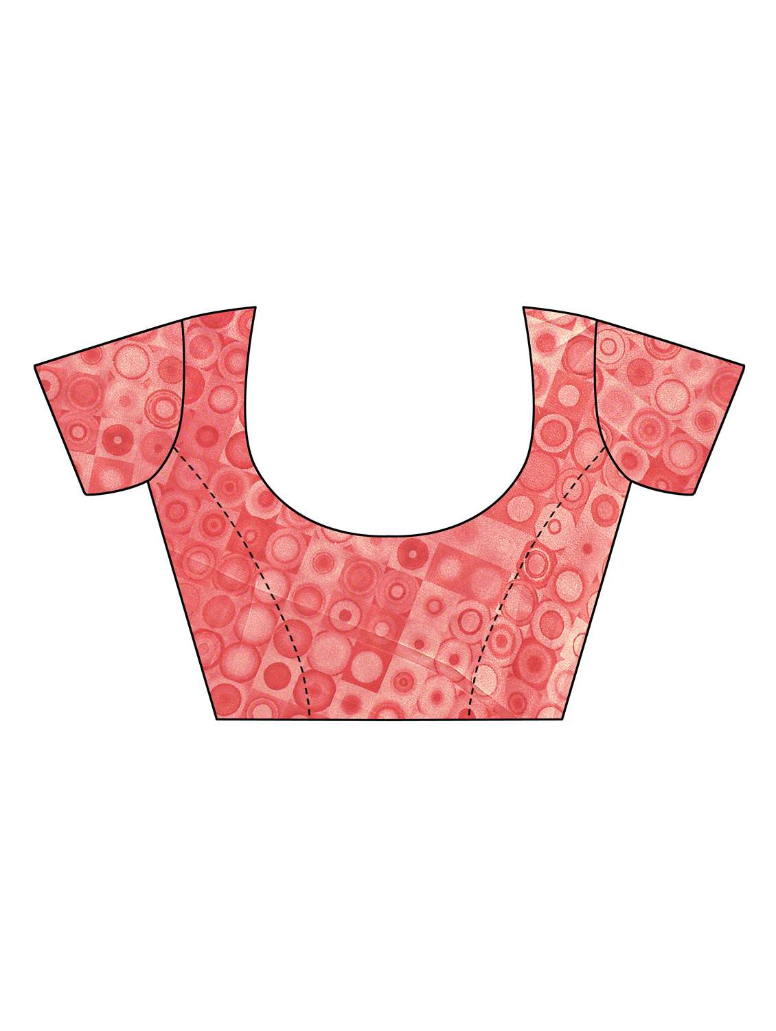 Floral Printed Saree With Blouse - 17662247 -  Standard Image - 2
