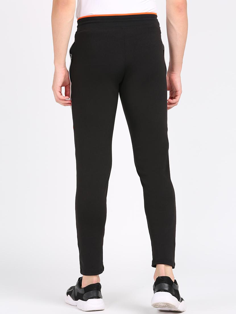 black side striped full length track pant - 17663962 - Standard Image - 2
