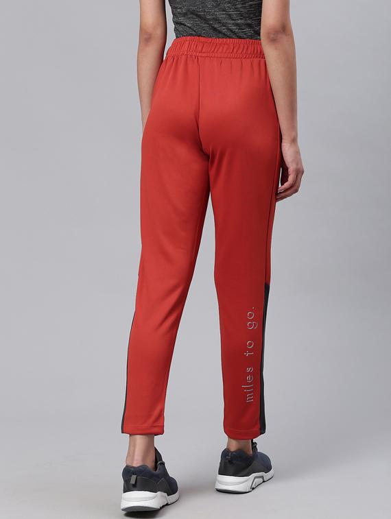 high rise color block track pants - 17664744 - Standard Image - 2