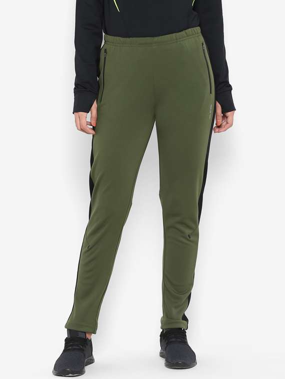 side tape high rise track pants 