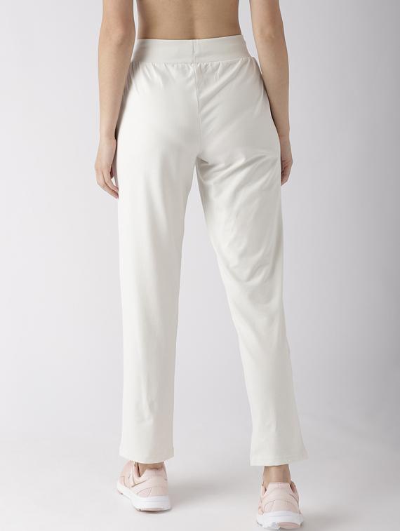 high rise solid track pants - 17664756 - Standard Image - 2