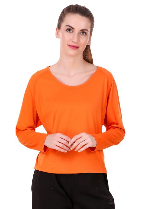 orange polyester regular tshirt - 17664816 -  Standard Image - 0