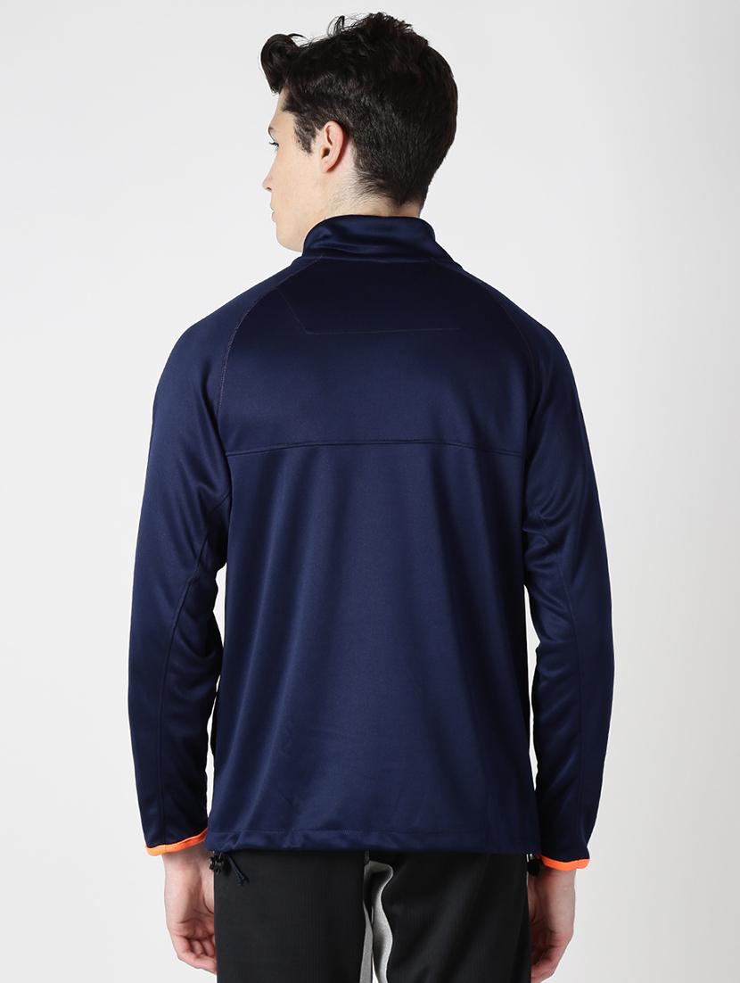 navy blue solid sweatshirt - 17665216 - Standard Image - 2