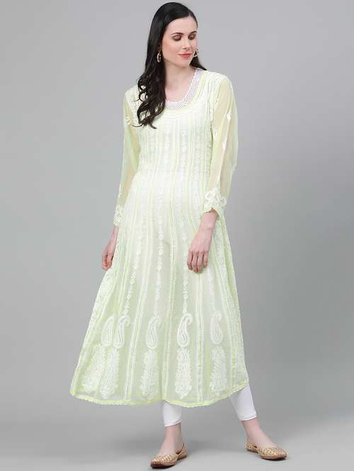women's flared kurta - 17665887 - Standard Image - 0