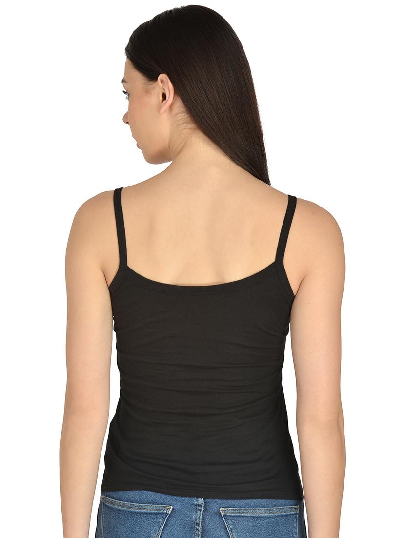 black cotton camisole - 17665934 - Standard Image - 2