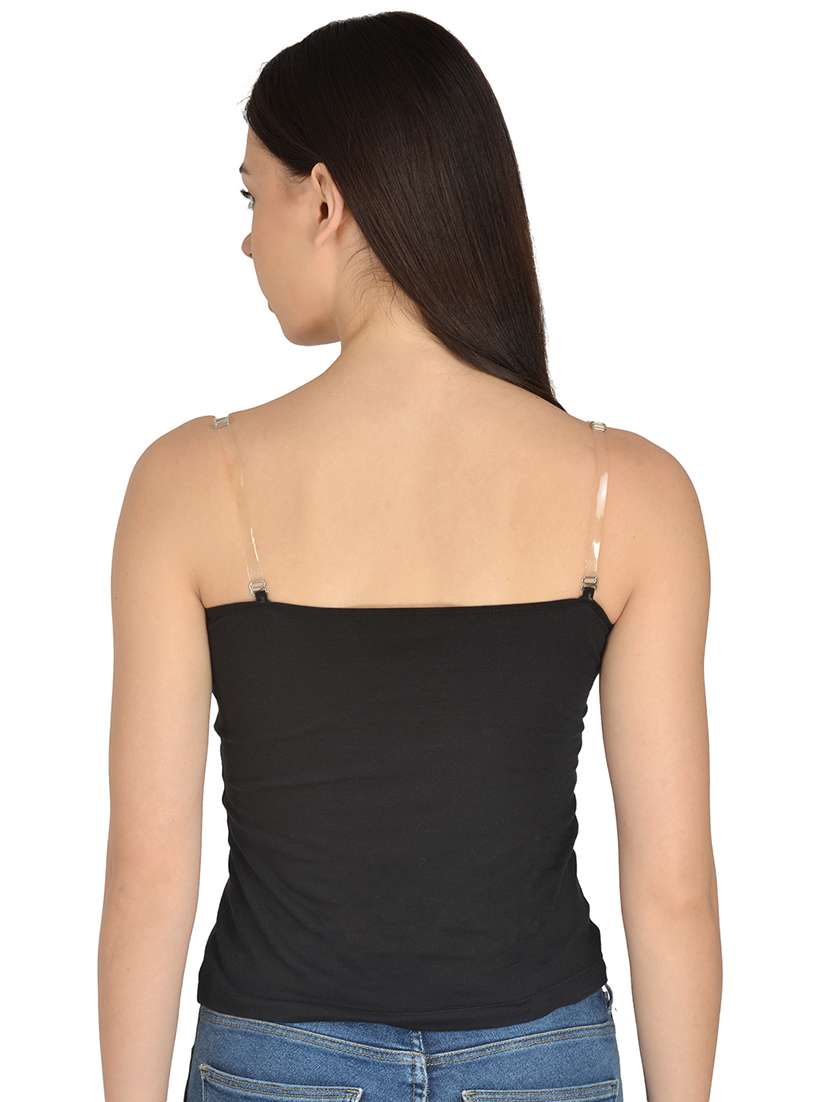 black cotton camisole - 17665966 -  Standard Image - 2