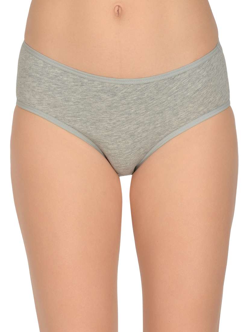 grey solid regular panty - 17666133 - Zoom Image - 0