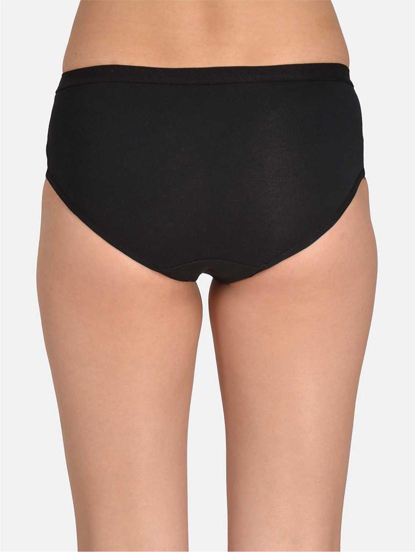 black solid hipster panty - 17666139 - Standard Image - 2