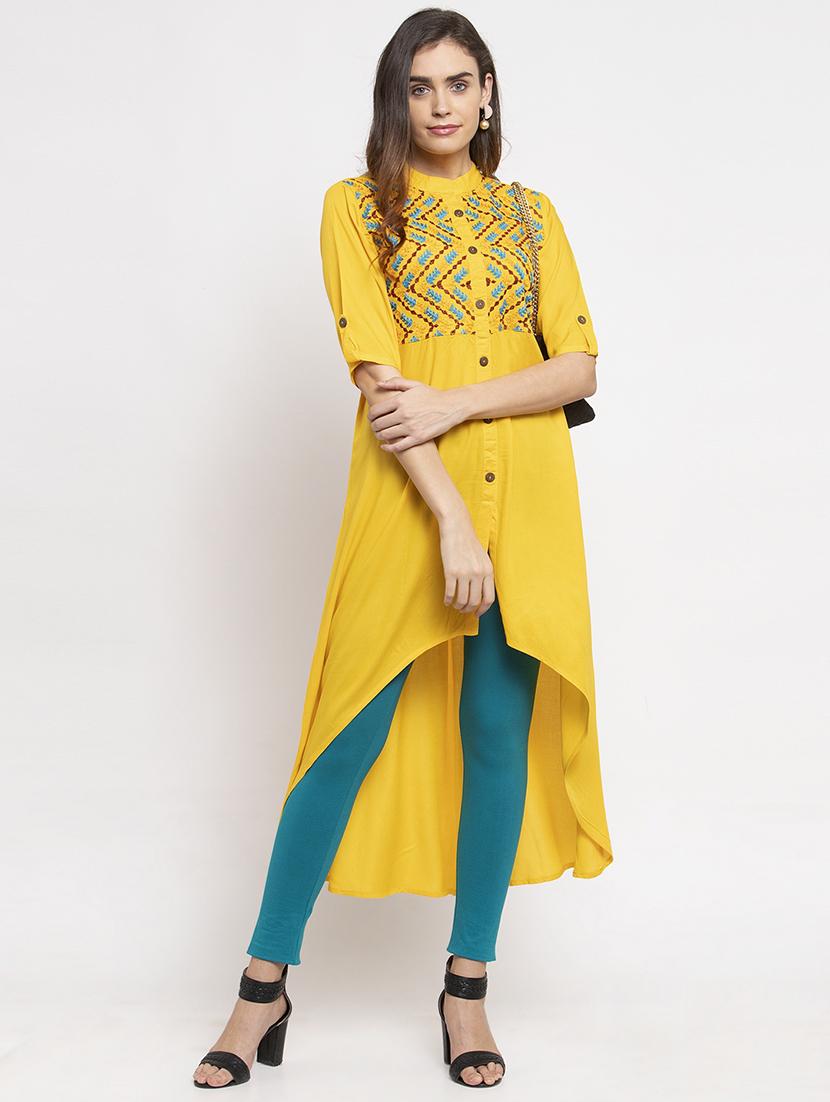 women's high-low kurta