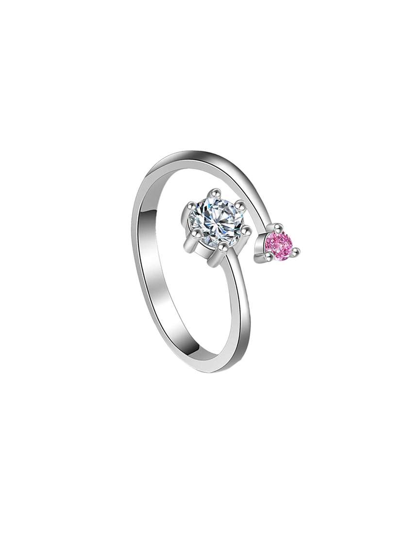 pink metal finger  ring
