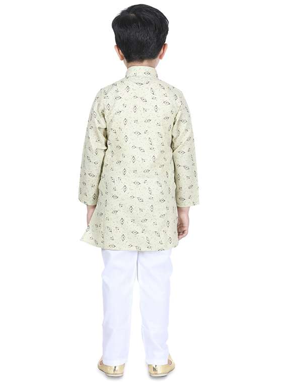 printed kurta pyjama set - 17667904 - Standard Image - 2