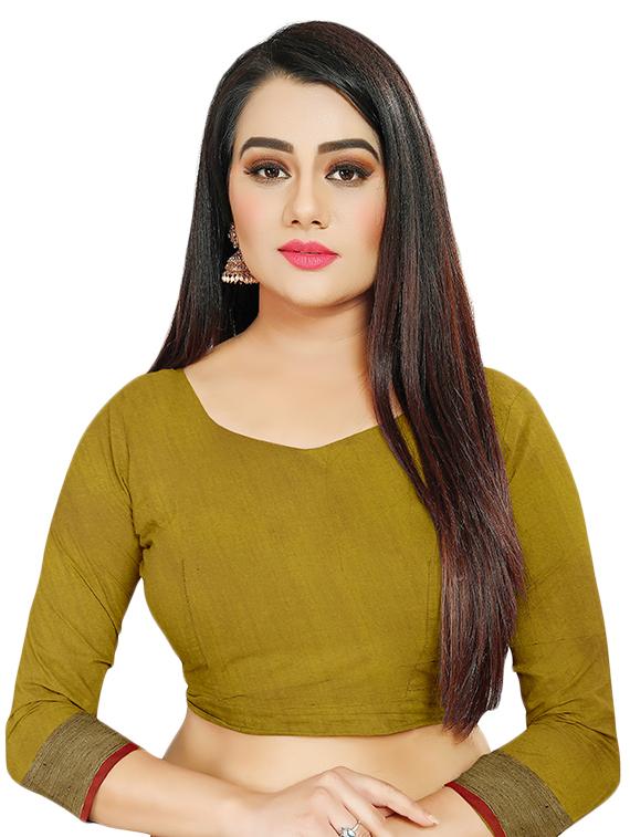jacquard handloom saree with blouse - 17668315 - Standard Image - 2